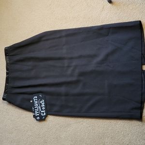 Draper's & Damon's Black Skirt 12P lined